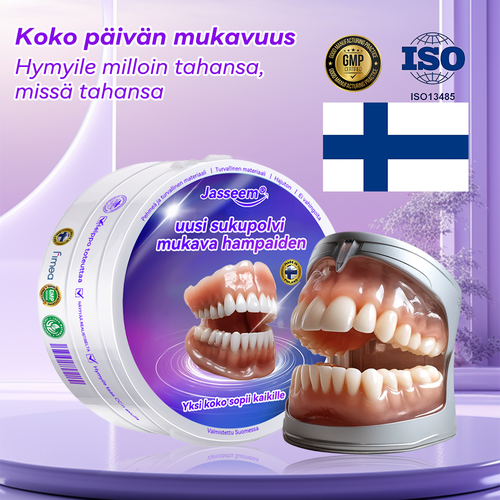 𝐉𝐚𝐬𝐬𝐞𝐞𝐦® Uusimmat Premium Comfort -Tandproteesit🎉 (Huipputason proteesit, helppo käyttää - Rajoitettu aika 70 % alennus)🔥