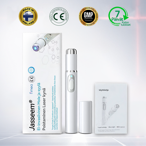 𝐉𝐚𝐬𝐬𝐞𝐞𝐦® lääkinnällisen tason laserpeni 🚚🎁 (käyttää hiilidioksidilasertekniikkaa – poistaa tehokkaasti luomet, syylät, ihotagit, pigmenttiläiskät ja muut ihon virheet)