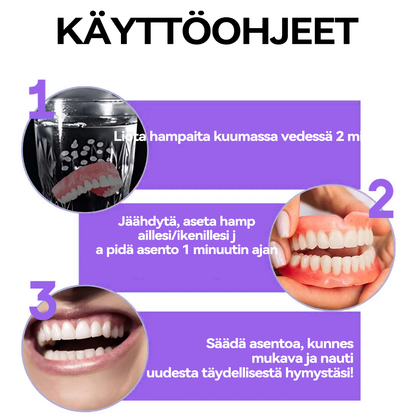 𝐉𝐚𝐬𝐬𝐞𝐞𝐦® Uusimmat Premium Comfort -Tandproteesit🎉 (Huipputason proteesit, helppo käyttää - Rajoitettu aika 70 % alennus)🔥