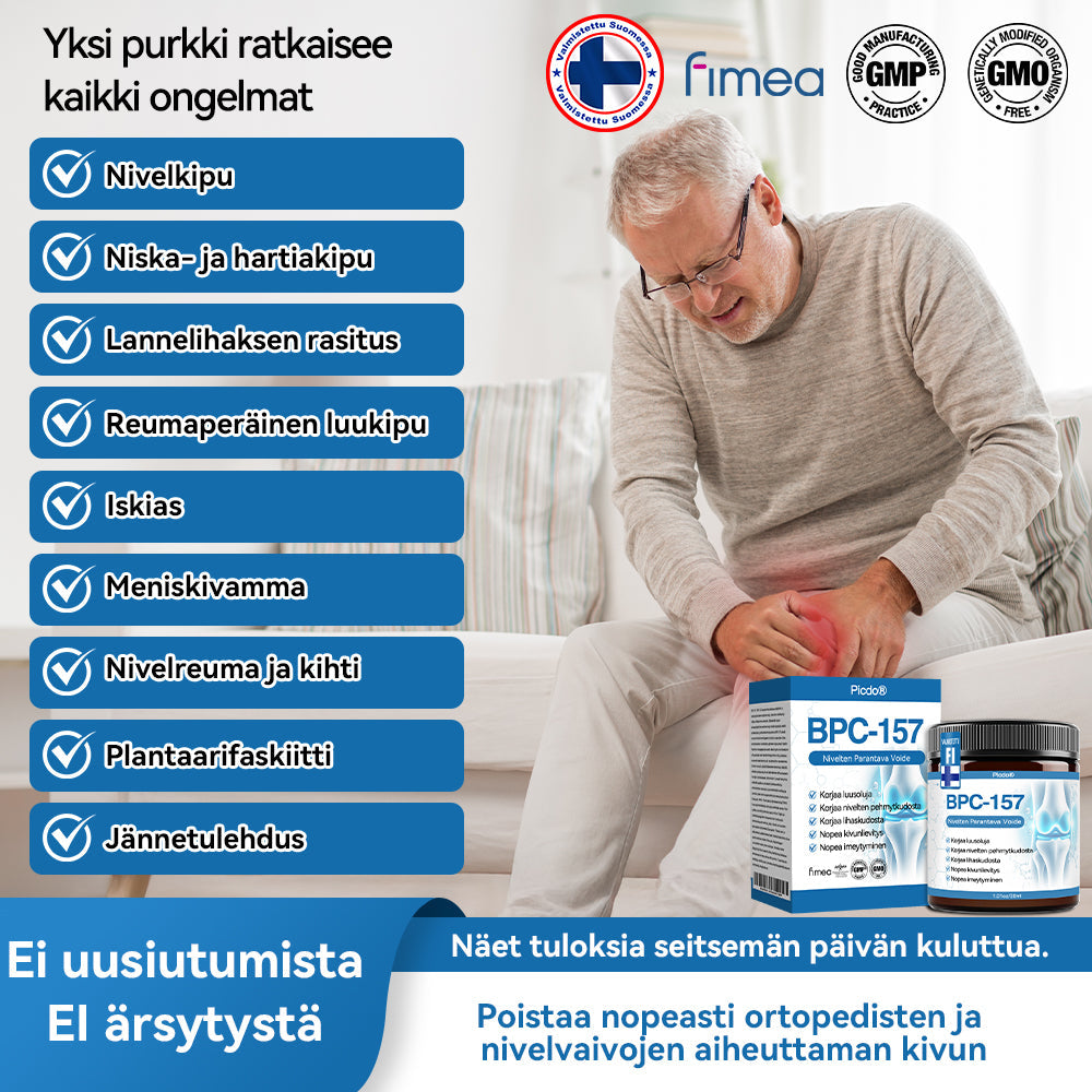 𝐕𝐢𝐫𝐚𝐥𝐥𝐢𝐧𝐞𝐧 𝐦𝐲𝐲𝐦ä𝐥ä |𝖯𝗂𝖼𝗱𝗼®🏥 𝐁𝐏𝐂-𝟏𝟓𝟕 𝐍𝐢𝐯𝐞𝐥𝐭𝐞𝐧 𝐏𝐚𝐫𝐚𝐧𝐭𝐚𝐯𝐚 𝐕𝐨𝐢𝐝𝐞🦴Hoitaa niveltulehdusta, neuropatiaa, reumaa, urheiluvammoja ja paljon muuta👍